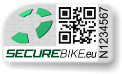 holografický štítek SECUREBIKE