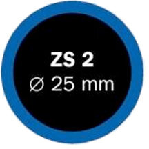 záplaty FERDUS ZS 2 pr.25mm balení 100ks