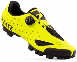 tretry LAKE MX177 fluo žlutá/černá vel.42 wide
