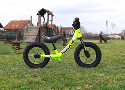 odrážedlo MAXÍK Evo Lite fluo žlutá/černá