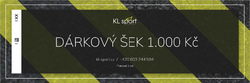 Dárkový šek 1000,-